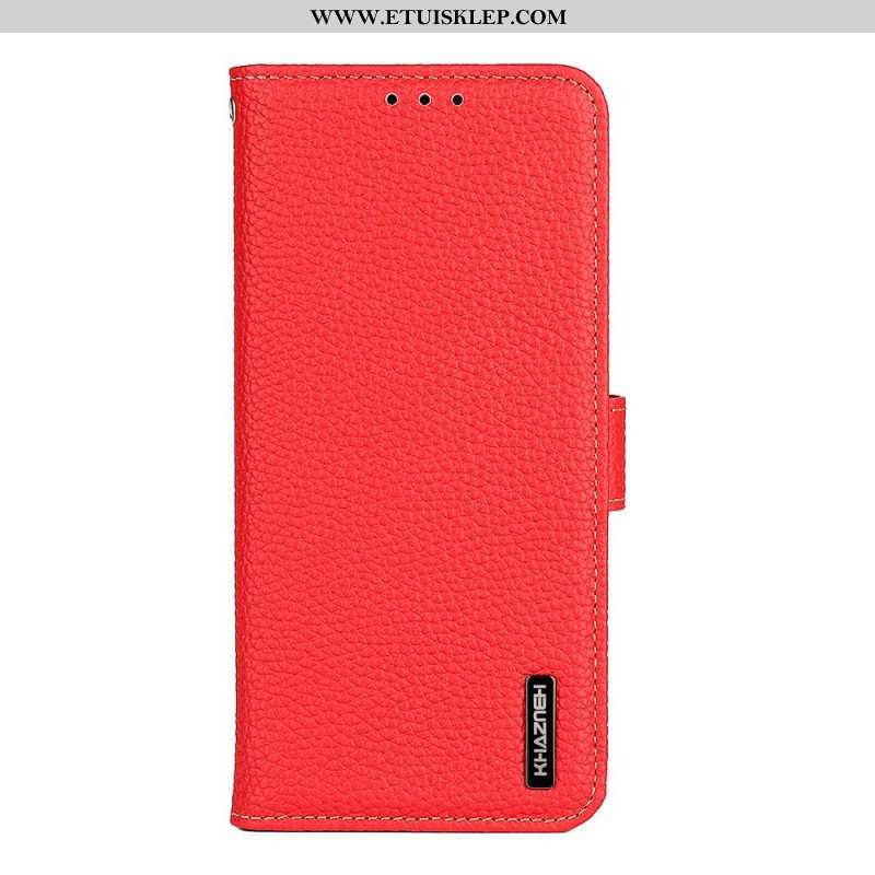 Etui Folio do Sony Xperia Pro-I Khazneh Skóra Liczi